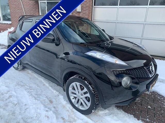 Zwart Gebruikt 2012 Nissan Juke Acenta SUV | € 6.450 (Eerlijke prijs) - Afbeelding 1/4