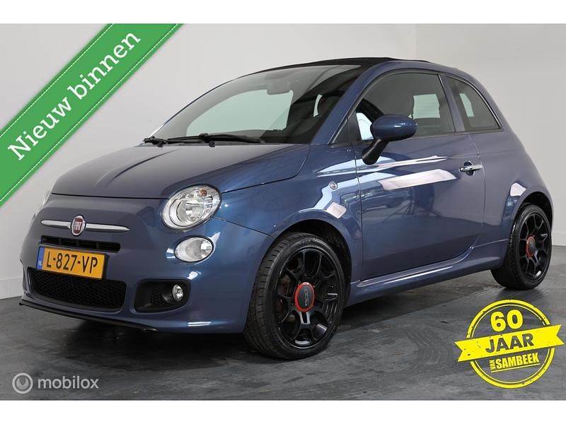 Occasion Fiat 500C Lounge 69 PK (50 kW) 2014 Blauw Cabriolet