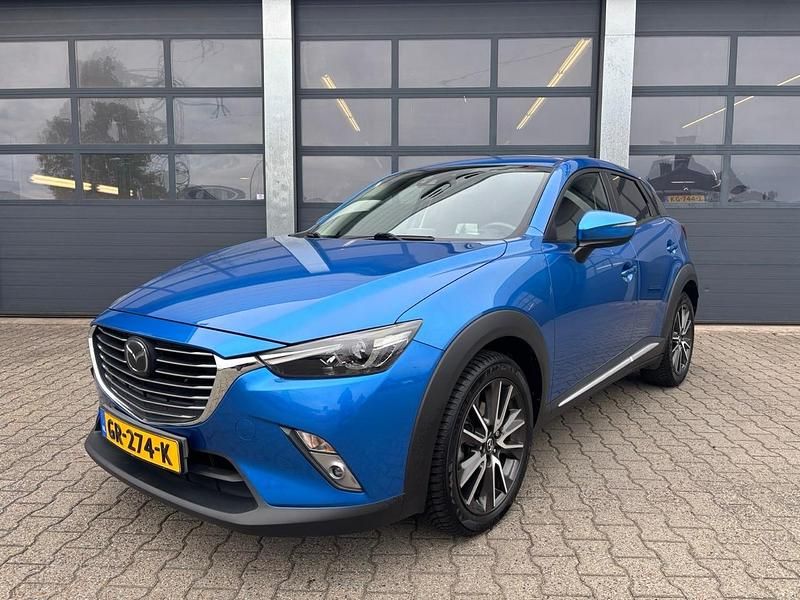 Blauw (metallic) Gebruikt 2015 Mazda CX-3 SUV | € 14.835 (Eerlijke prijs) - Afbeelding 1/4