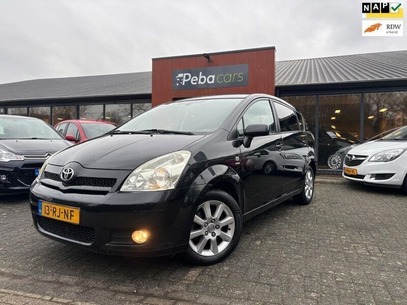 Zwart Gebruikt 2005 Toyota Corolla Verso Luna MPV | € 3.450 (Eerlijke prijs) - Afbeelding 1/4