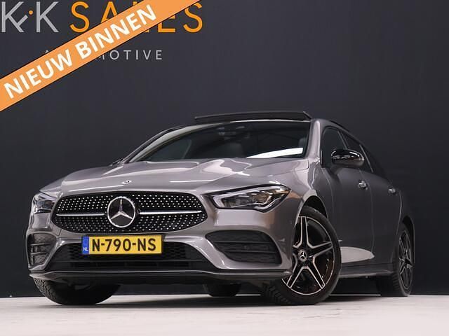 Grijs Occasion 2021 Mercedes CLA250 Shooting Brake AMG Stationwagen | € 23.940 (Super prijs) - Afbeelding 1/4