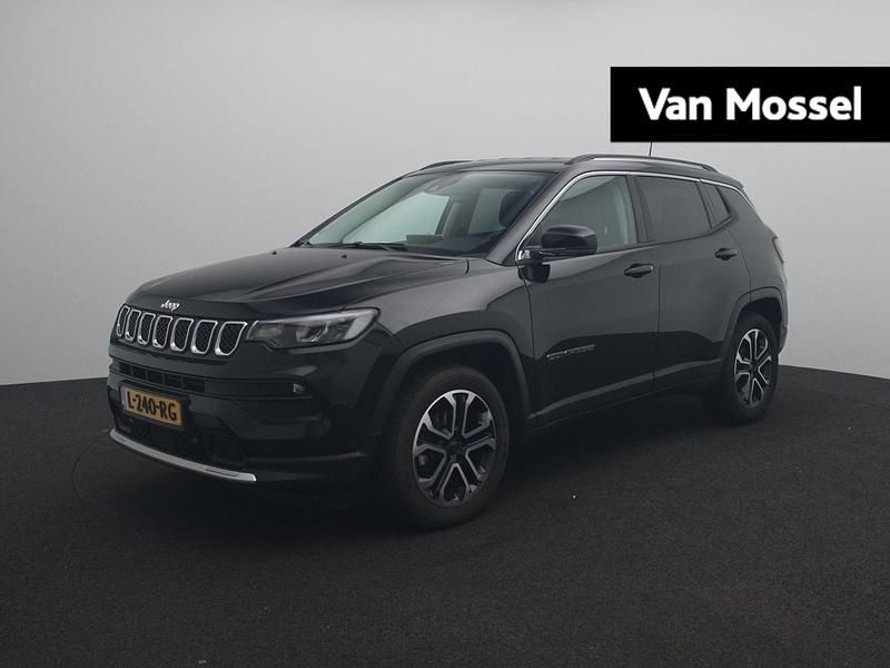 Zwart Gebruikt 2021 Jeep Compass Limited SUV | € 27.440 (Iets duurder) - Afbeelding 1/4