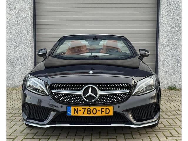 Occasion Mercedes C180 AMG line 157 PK (115 kW) 2016 Zwart Cabriolet