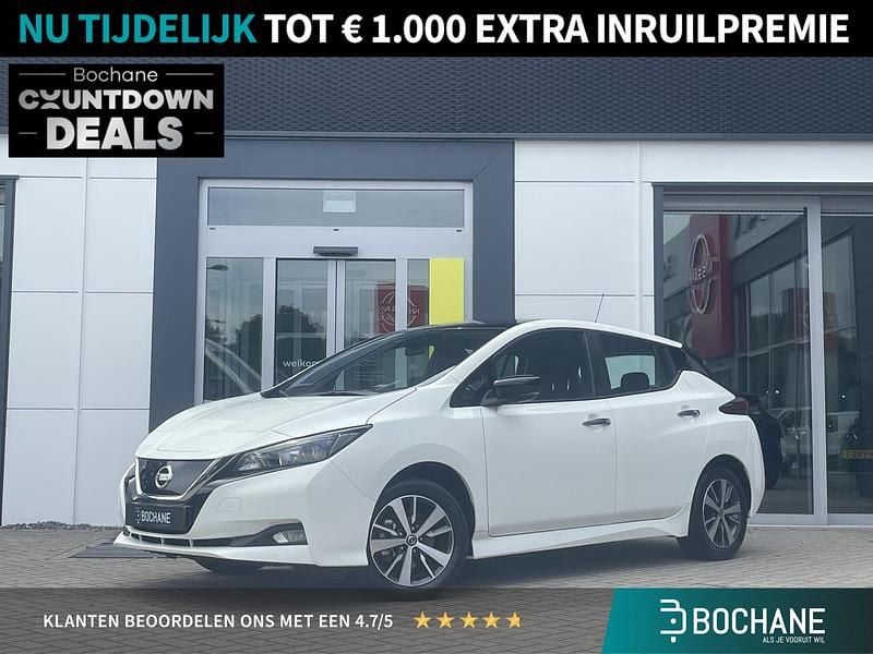 Wit Gebruikt 2020 Nissan Leaf Acenta Hatchback | € 13.057 (Goede deal) - Afbeelding 1/4