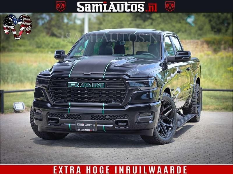 Zwart Gebruikt 2024 Dodge Ram Limited Pickup | € 87.950 - Afbeelding 1/4