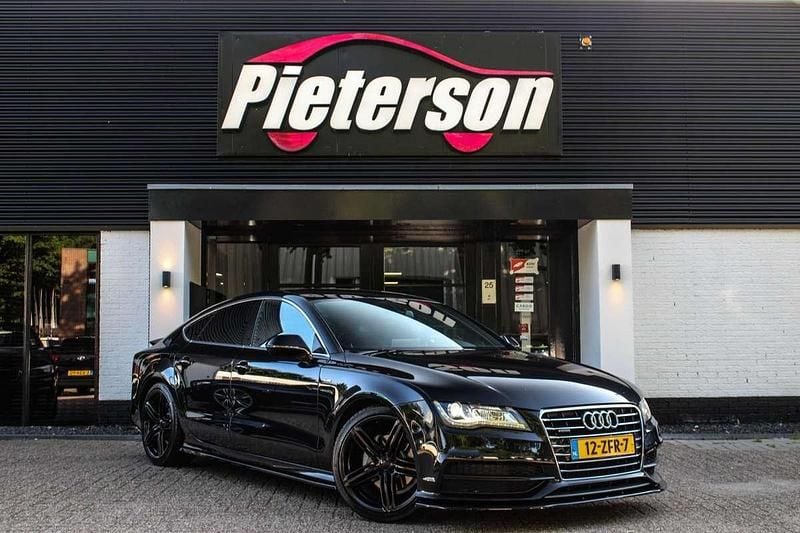 Zwart Gebruikt 2012 Audi A7 Sportback S-Line Hatchback | € 19.950 (Eerlijke prijs) - Afbeelding 1/4
