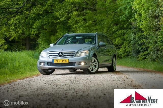 Grijs Gebruikt 2010 Mercedes C180 Avantgarde Stationwagen | € 10.950 (Eerlijke prijs) - Afbeelding 1/4