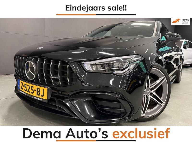 Zwart Gebruikt 2020 Mercedes CLA45 AMG Shooting Brake Premium Plus Stationwagen | € 47.950 - Afbeelding 1/4