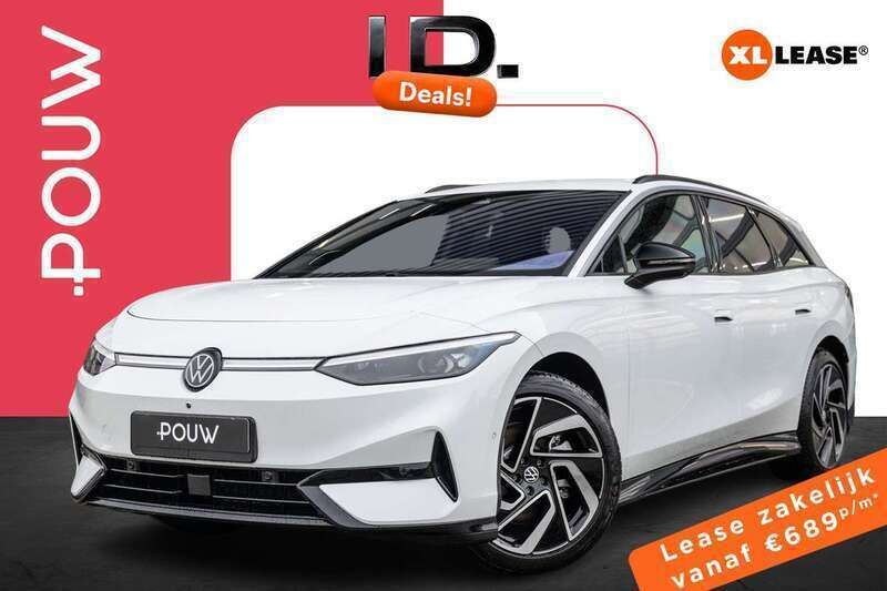 Wit Nieuw 2025 VW ID.7 Pro Sedan | € 55.250 (Eerlijke prijs) - Afbeelding 1/4