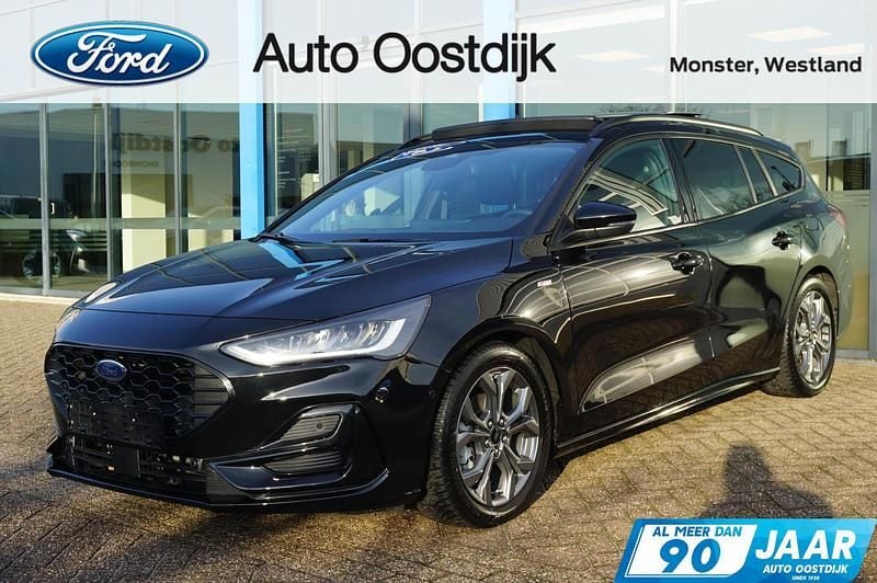 Zwart Gebruikt 2025 Ford Focus ST-Line X Stationwagen | € 29.900 (Eerlijke prijs) - Afbeelding 1/4