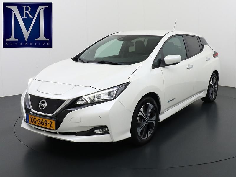 Wit Gebruikt 2019 Nissan Leaf Tekna Hatchback | € 12.899 (Eerlijke prijs) - Afbeelding 1/4