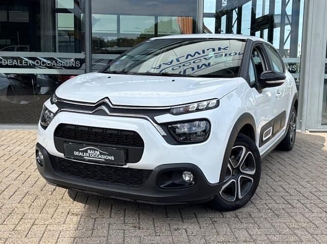 Wit Gebruikt 2022 Citroën C3 Feel Hatchback | € 10.950 (Super prijs) - Afbeelding 1/4