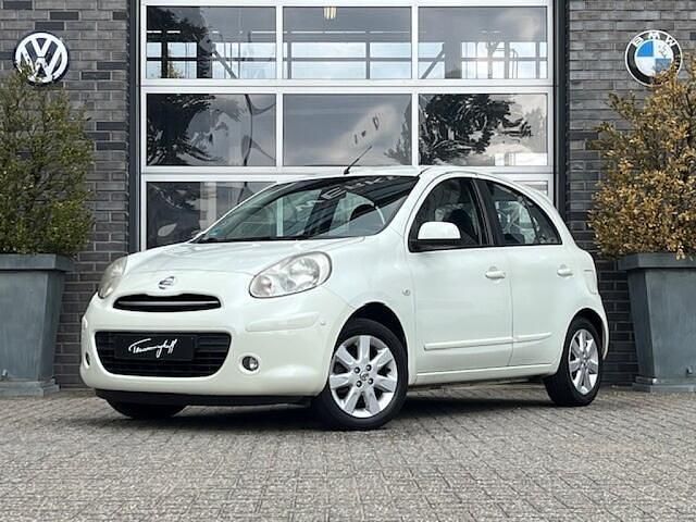Wit Gebruikt 2012 Nissan Micra S Hatchback | € 3.750 (Goede deal) - Afbeelding 1/4