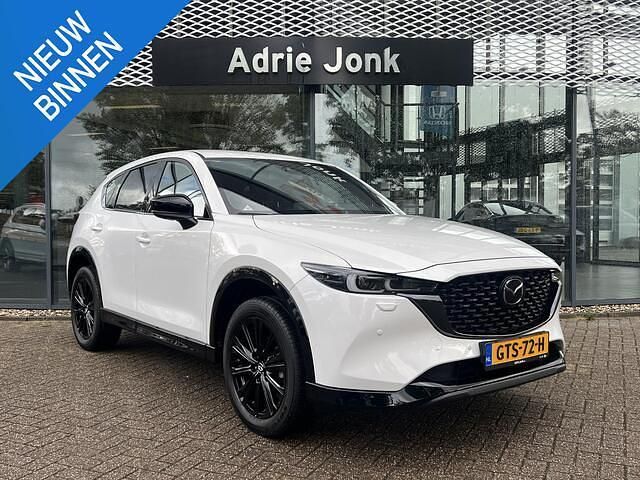 Rhodium white Gebruikt 2024 Mazda CX-5 Homura-Line SUV | € 42.839 (Eerlijke prijs) - Afbeelding 1/4