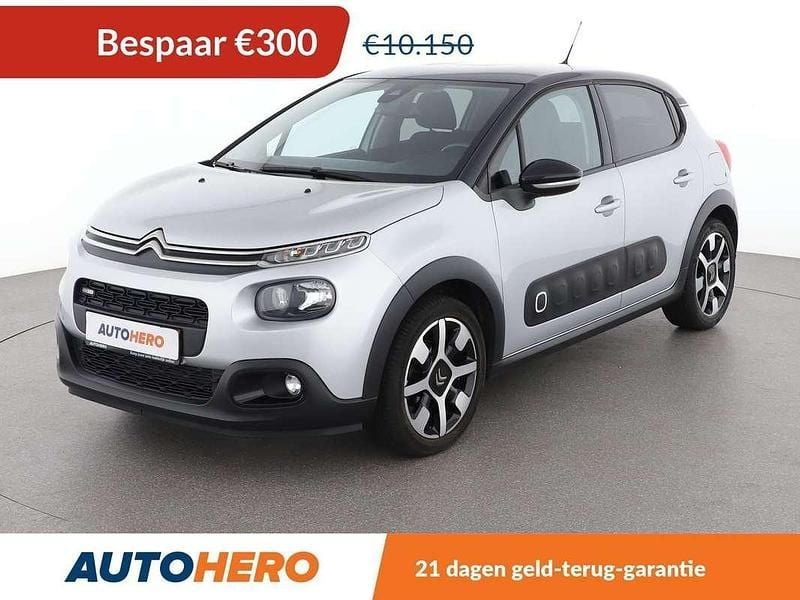 Grijs Gebruikt 2017 Citroën C3 PureTech Hatchback | € 10.049 (Eerlijke prijs) - Afbeelding 1/3