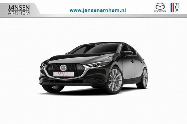 Zwart Nieuw 2025 Mazda 3 Nagisa Hatchback | € 38.240 (Eerlijke prijs) - Afbeelding 1/3
