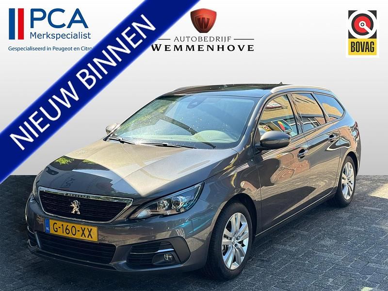 Grijs Gebruikt 2020 Peugeot 308 Stationwagen | € 13.845 (Duur) - Afbeelding 1/4
