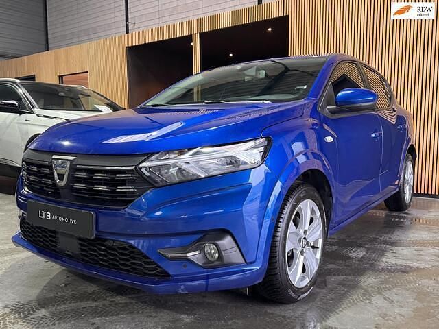 Blauw Occasion 2022 Dacia Sandero Expression Hatchback | € 15.990 (Duur) - Afbeelding 1/4