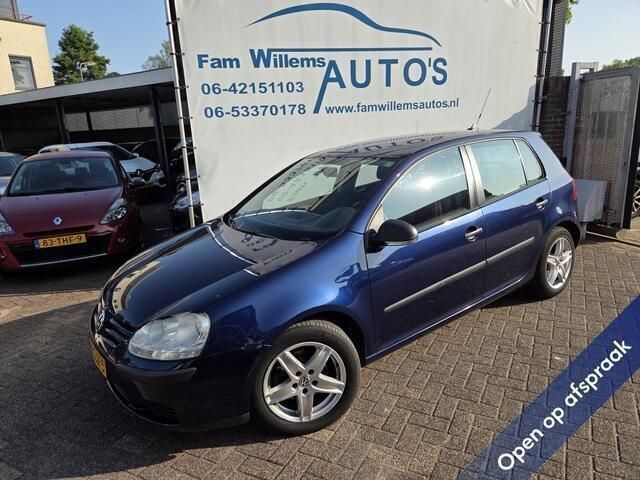 Blauw Gebruikt 2008 VW Golf VI Trendline Hatchback | € 3.443 (Super prijs) - Afbeelding 1/4