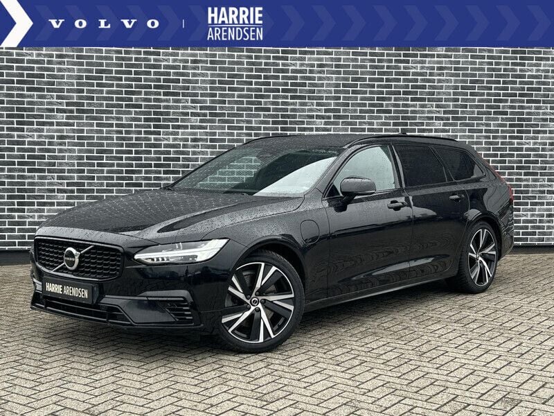 Zwart Gebruikt 2022 Volvo V90 R-Design Stationwagen | € 43.194 (Eerlijke prijs) - Afbeelding 1/4