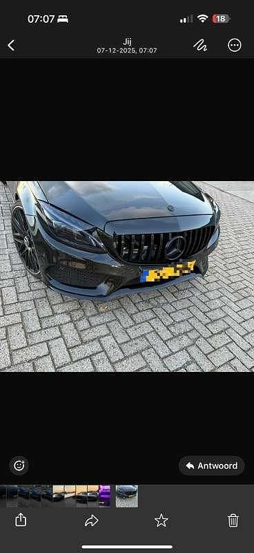Occasion Mercedes C250 Sport Edition 211 PK (155 kW) 2017 Zwart Sedan