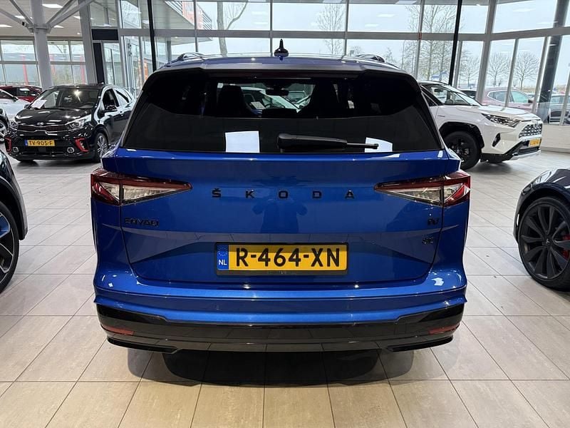 Occasion Skoda Enyaq iV SportLine 150 kW (204 PK) 2022 Blauw SUV
