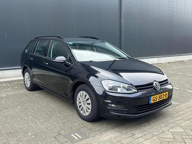 Zwart Gebruikt 2015 VW Golf VII Trendline Stationwagen | € 7.495 (Goede deal) - Afbeelding 1/4