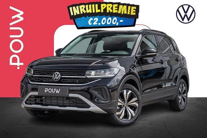 Zwart Nieuw 2025 VW T-Cross Edition SUV | € 39.450 (Eerlijke prijs) - Afbeelding 1/1