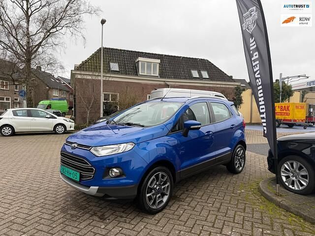 Occasion Ford Ecosport Titanium 125 PK (91 kW) 2015 Blauw (metallic) SUV