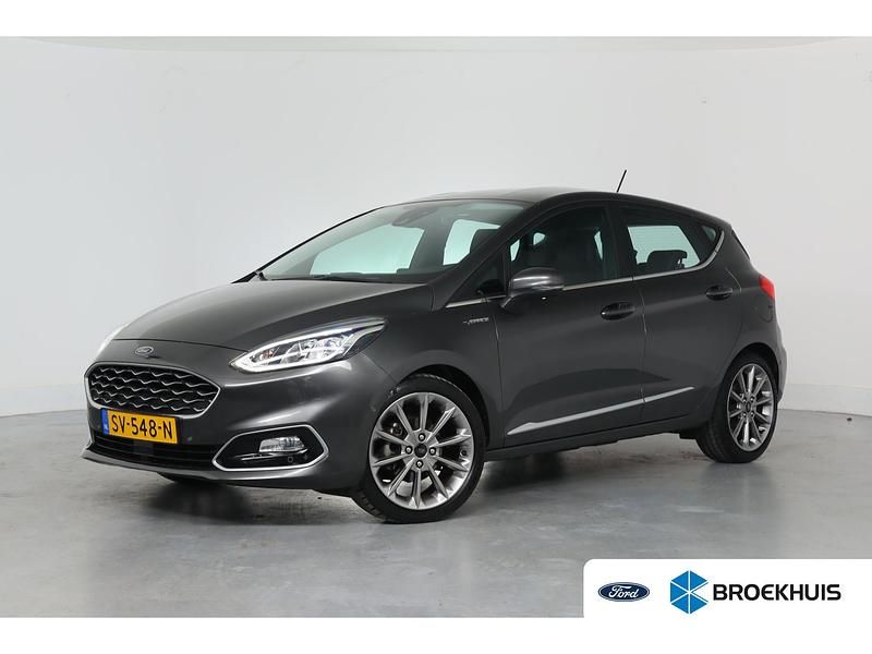 Grijs Gebruikt 2018 Ford Fiesta Vignale Hatchback | € 16.395 (Eerlijke prijs) - Afbeelding 1/4