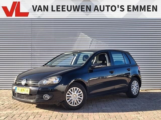 Zwart Gebruikt 2010 VW Golf VI Trendline Hatchback | € 3.948 (Goede deal) - Afbeelding 1/4