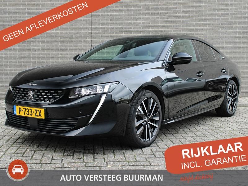 Zwart Gebruikt 2022 Peugeot 508 GT Hatchback | € 23.950 (Eerlijke prijs) - Afbeelding 1/4