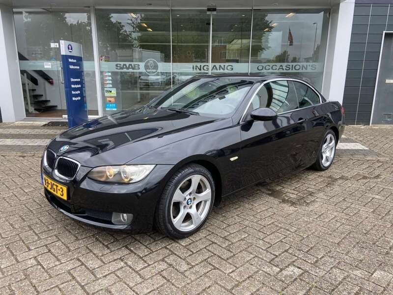 Zwart Gebruikt 2009 BMW 320 Cabriolet Cabriolet | € 15.950 (Duur) - Afbeelding 1/4