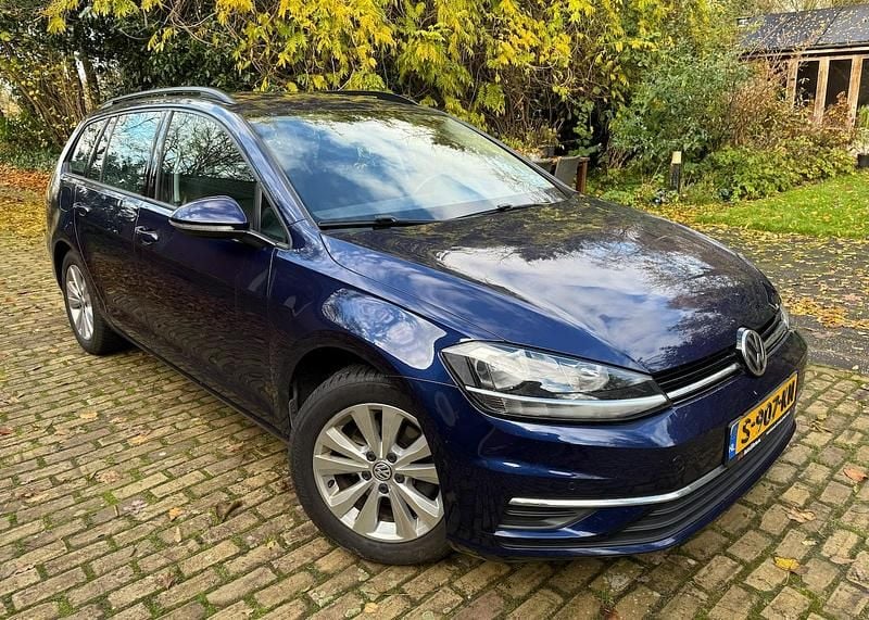 Blauw Gebruikt 2017 VW Golf VII Comfortline Stationwagen | € 12.900 (Super prijs) - Afbeelding 1/4