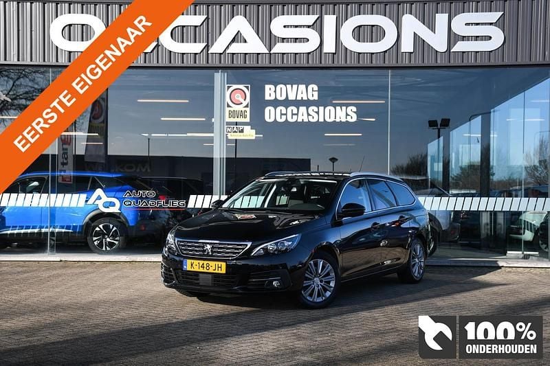 Zwart Occasion 2021 Peugeot 308 SW Allure Stationwagen | € 15.950 (Super prijs) - Afbeelding 1/4