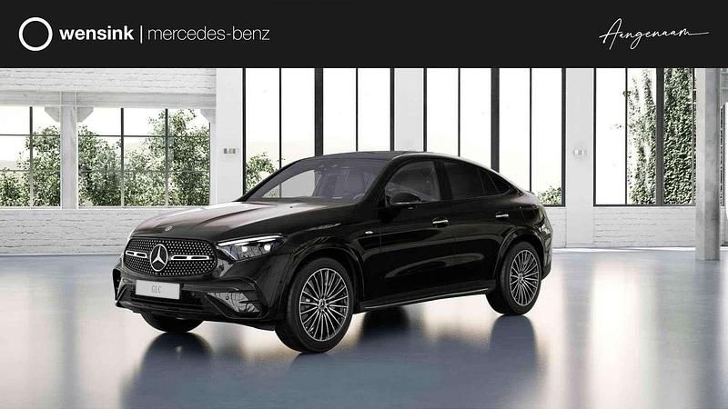 Zwart Nieuw 2025 Mercedes GLC300e Sport Edition Coupé | € 90.355 (Eerlijke prijs) - Afbeelding 1/4