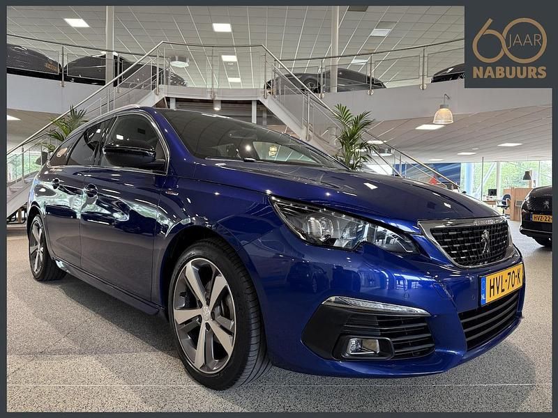 Blauw Occasion 2020 Peugeot 308 SW GT-line Stationwagen | € 15.950 (Goede deal) - Afbeelding 1/4