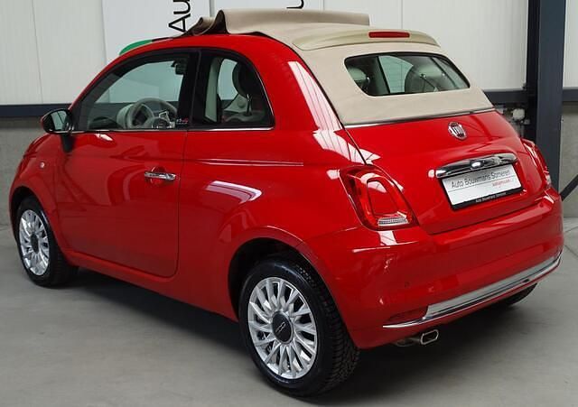 Occasion Fiat 500C Lounge 69 PK (50 kW) 2019 Rood Cabriolet