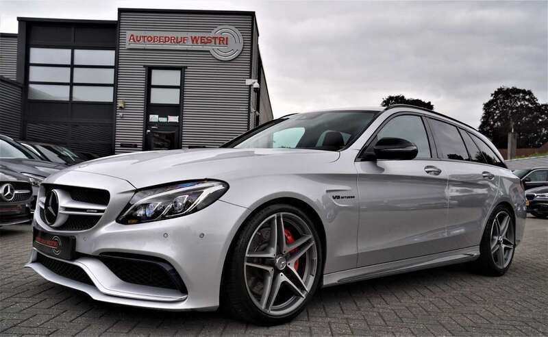 Grijs, metallic lak Gebruikt 2015 Mercedes C63 AMG AMG Stationwagen | € 36.950 (Iets duurder) - Afbeelding 1/4