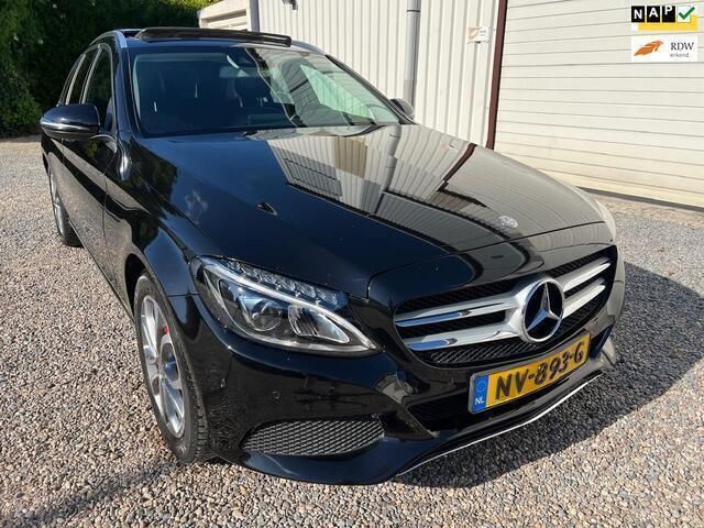 Zwart Gebruikt 2016 Mercedes C180 Prestige Stationwagen | € 16.999 (Goede deal) - Afbeelding 1/4