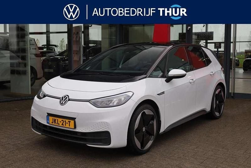 Wit Gebruikt 2021 VW ID.3 Pro Hatchback | € 18.950 (Super prijs) - Afbeelding 1/4