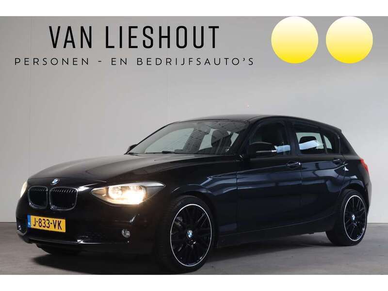 Zwart Gebruikt 2013 BMW 114 Hatchback | € 7.450 (Eerlijke prijs) - Afbeelding 1/4