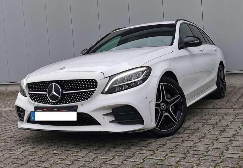 Gebruikt 2019 Mercedes C220 AMG line Stationwagen | € 19.500 (Super prijs) - Afbeelding 1/4