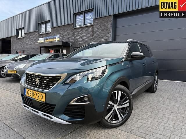 Groen Gebruikt 2019 Peugeot 5008 GT-line MPV | € 17.850 (Goede deal) - Afbeelding 1/4