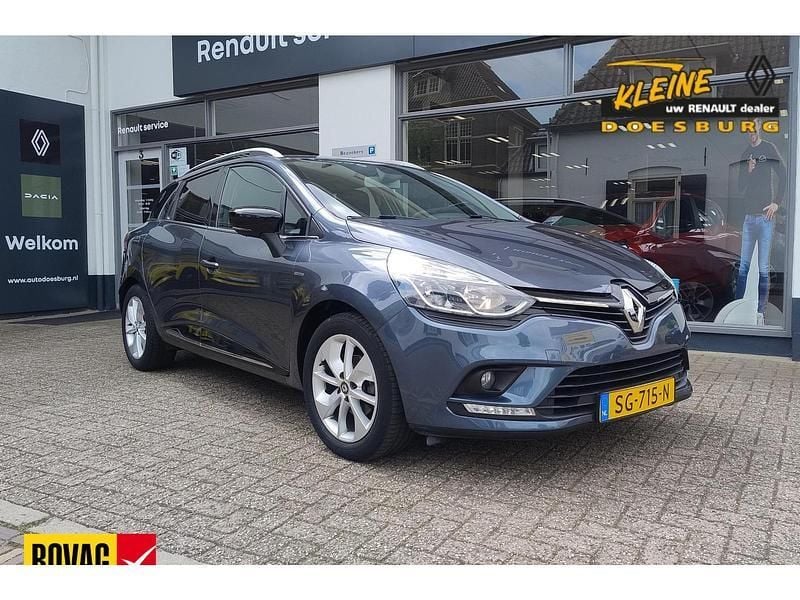 Gris titanium kpn Gebruikt 2018 Renault Clio GrandTour LIMITED Stationwagen | € 12.900 (Iets duurder) - Afbeelding 1/3
