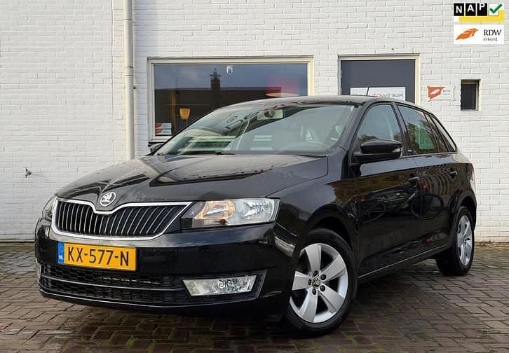 Occasion Skoda Rapid Joy 90 PK (66 kW) 2017 Zwart (metallic) Hatchback