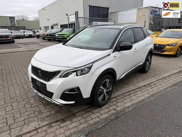 Wit Gebruikt 2020 Peugeot 3008 GT-line SUV | € 19.850 (Eerlijke prijs) - Afbeelding 1/4