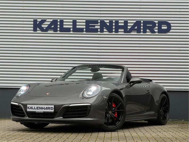 Grijs Gebruikt 2016 Porsche 911 Carrera 4S Cabriolet Sport Cabriolet | € 94.875 - Afbeelding 1/4