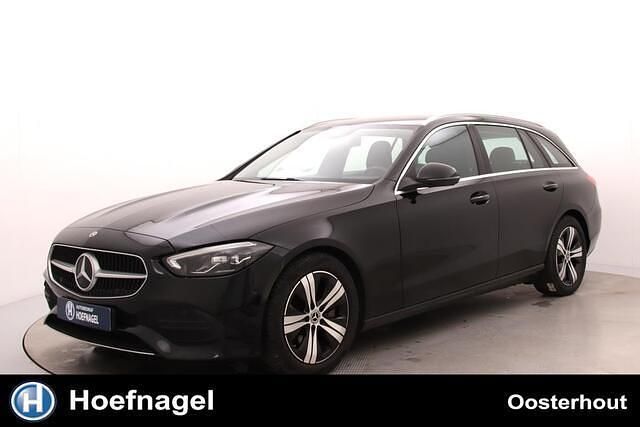 Zwart Gebruikt 2022 Mercedes C200 Luxury Stationwagen | € 34.900 (Eerlijke prijs) - Afbeelding 1/4