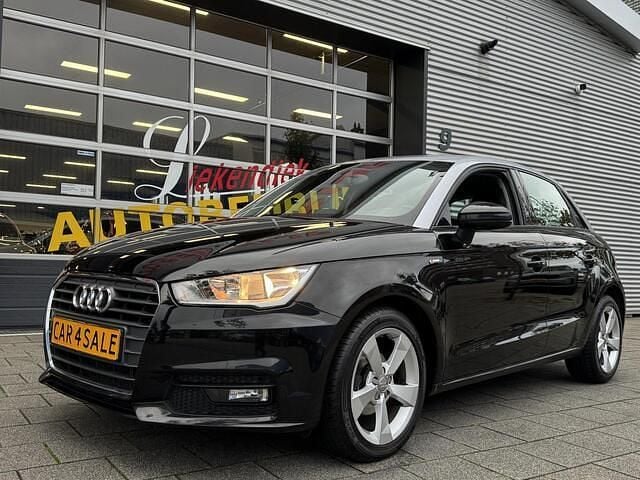 Zwart Gebruikt 2018 Audi A1 Sportback Sport Hatchback | € 13.900 (Eerlijke prijs) - Afbeelding 1/4